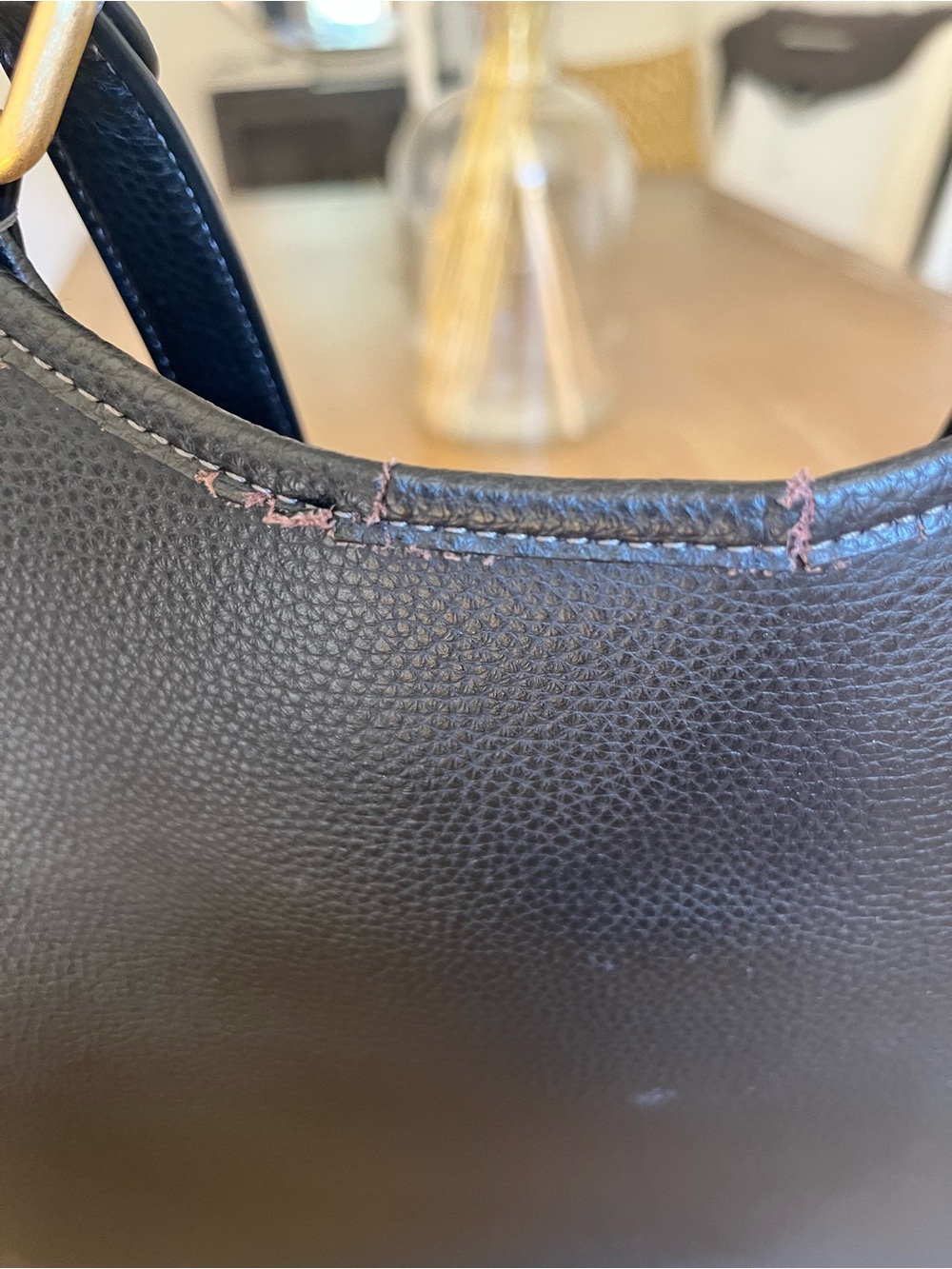 Coach Leather Tote Bag with gold tone hardware - Picture 2 of 15